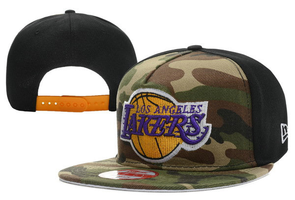 Los Angeles Lakers Camo Snapback Hat XDF